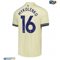 Moški Nogometni dresi Everton Vitaliy Mykolenko #16 Gostujoči 2025-26 Kratek Rokav